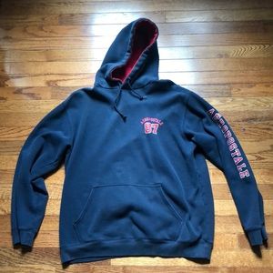 Aeropostale blue and red hoodie size small